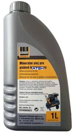 Olej OEMIN-Kolben-fahr 1,0L Piestový kompresor Schneider